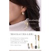 R-days Daikanyama Earrings Converter, Screw Type, Gold, Silver, Painless, Crystal