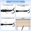 uxcell 14"-23" Draw Rod for Cordless Blinds, Telescopic Rod to