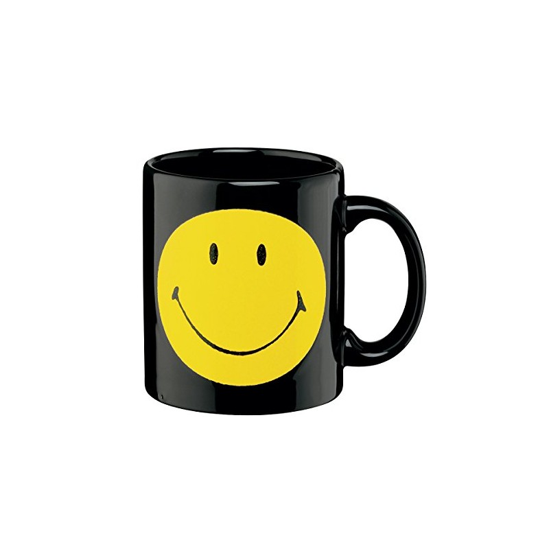 Könitz Kaffeebecher, Keramik, schwarz, 12 x 8.5 x 9.5 cm