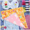 IWOWHERO Easter Style DIY Patchwork Sheets 10pcs Easter Egg Decor