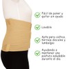 Faja Sacrolumbar Ergonómica Negra Extra Grande Con Varillas De Aluminio