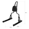 TCT-MOTORPARTS Black Detachable Passenger Backrest Sissy Bar Fits for Harley