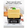 Ceramic Butter Dish with Cover for Countertop, Butter Holder Keeper