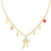 Carffordo Charm Necklace for Women - Dainty Chain Necklace 14K
