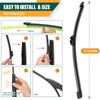 KVQ Windshield Wiper Blades Replacement for Ford Escape 2013 2014