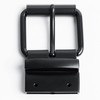 DJCAIZYY 1.5"(38mm-40mm) Belt Buckle Reversible Replacement Belt Buckle Classic Black