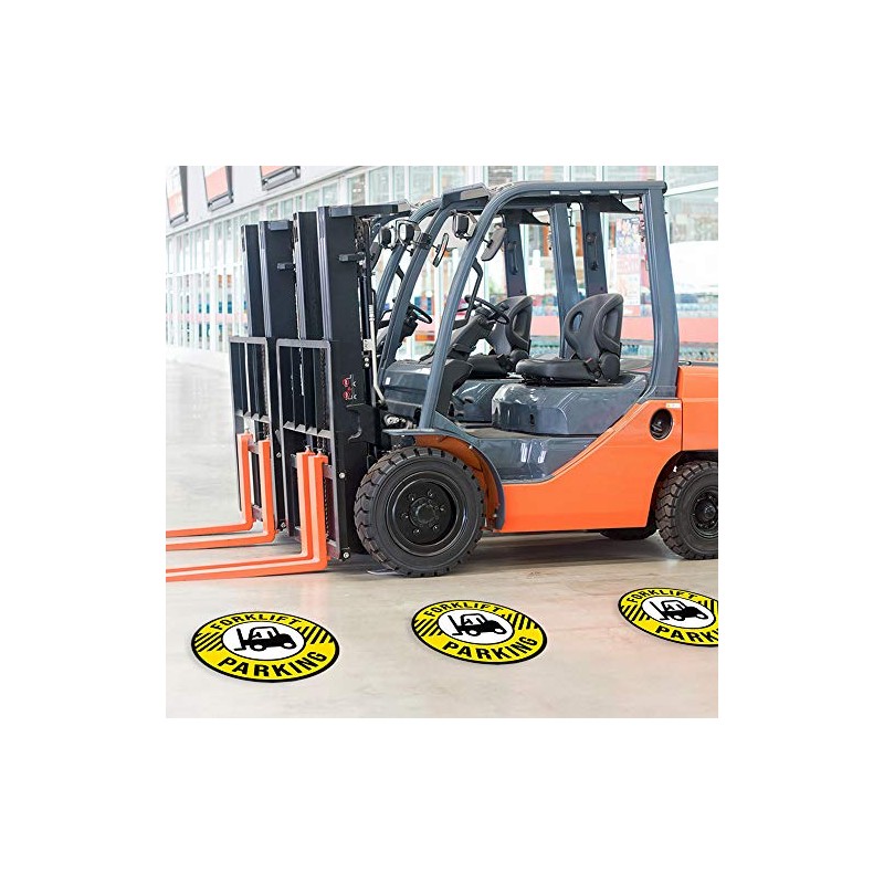 ExcelMark Forklift Floor Decal (FORKLIFT PARKING 1, 15")