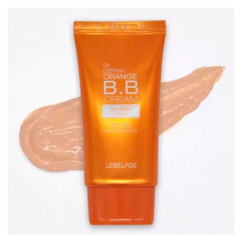 Bidameun Crema Bb Coreana Base De Maquillaje Derma Naranja Spf50+_2pz