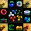 FIGROL Tri-hand Spinner, Clear, LED Fidget Toy, ABS Material, 608