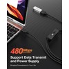 ANDTOBO USB Switch Extension Cable, (Upgraded Data + Power) USB