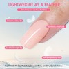 KXAMELIE Ivory White Medium Coffin Nails - Press On, Glue