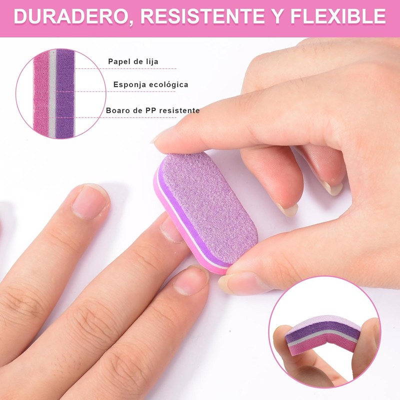 Diesisa 40 Limas para uñas de doble cara grano 100/180