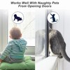 Matenf Childproof Door Lever Lock (2 Pack) Prevents Toddlers Pets