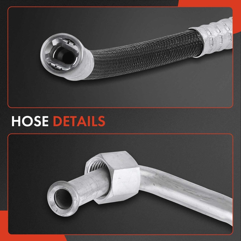 A-Premium Automatic Transmission Oil Cooler Line Hose Assembly Compatible with