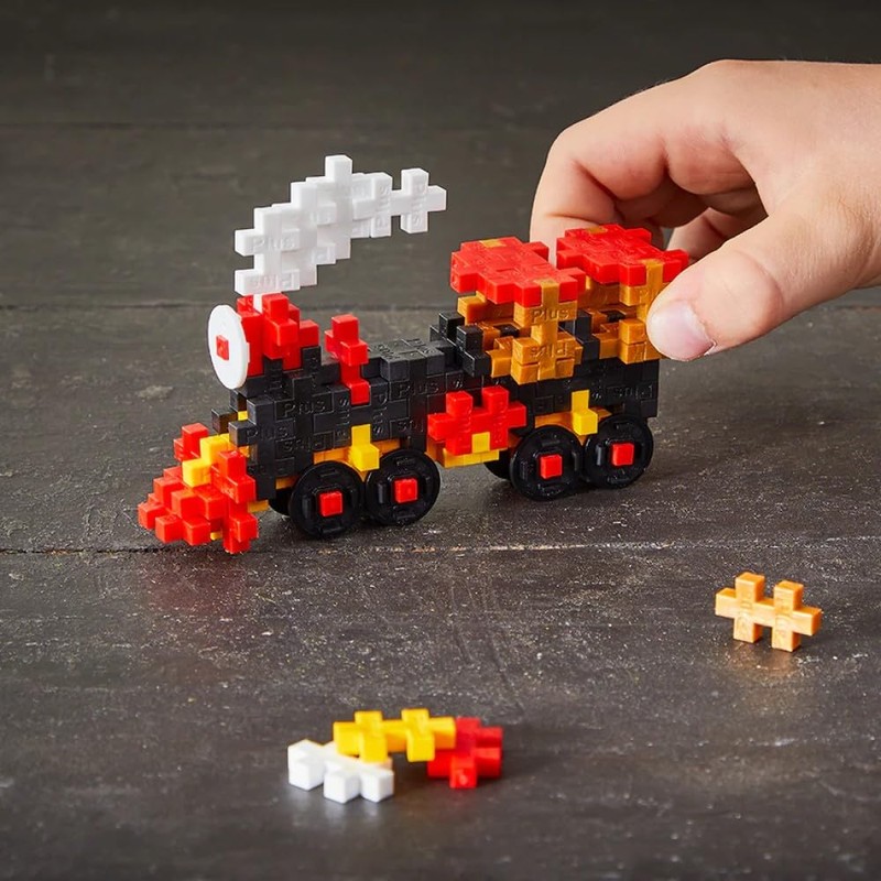 PLUS PLUS - Train - 70 Piece Tube, Construction Building