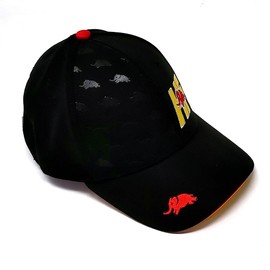 Lancia 21273 HF Curved Visor Cap, Black