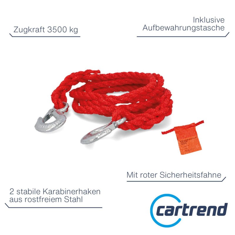 Unitec 73516 Polypropylene Tow Rope