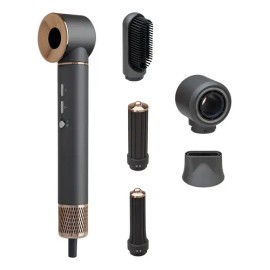 Secadora Profesional Multiestilizador 6 Pzs  Magic Styler Color Gris Oscuro                                                                           