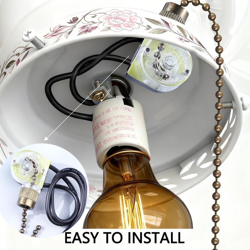 Dotlite 2Pack Ceiling Fan Pull Chain Light Switch Zing Ear