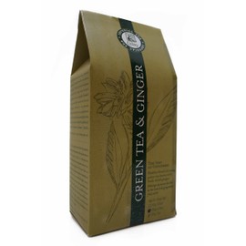 Green Tea & Ginger loose leaf tea, makes 70-75 cups