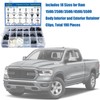 OAUTOO 190pcs for Ram 1500 2500 3500 Automotive Body Interior