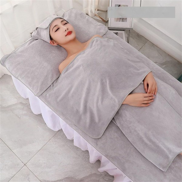 3-Piece Set Beauty Salon Absorption Massage Therapy Towels Kit with