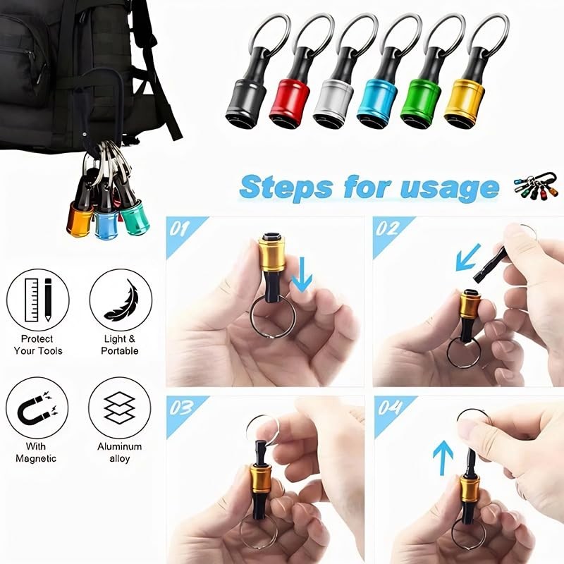 Drill Bit Holder, Extension Bar Drill Screw Bit Holder Key