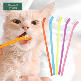 Czrqvyx 9 Pack Small Dog Toothbrush Cat Toothbrush Pet Toothbrush Mini Head Soft Dog Cat Tooth Brush for Sensitive Gum Puppy, Kitten, Cats & Small Breed Dogs, Portable Travel Friendly and Easy to Use