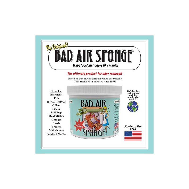 Bad Air Sponge 2lb. Container (3002N), Blue