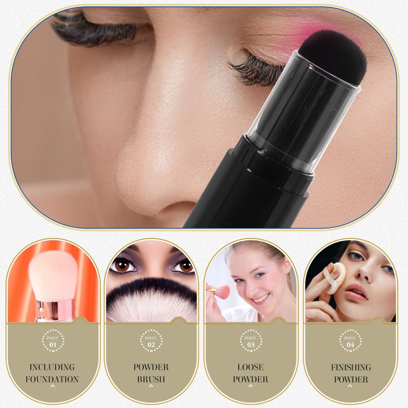 FOMIYES Brocha para base Brocha para maquillaje Brocha para rubor