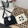 Highawk Panda Plush Outing Bag, Cross-body Mini Pouch, Pochette, Lightweight,