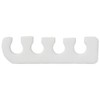 ForPro Professional Collection Comfy Toe Separators, White, Luxurious Foam Pedicure
