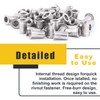 Rustark 50 Pcs 8-32'' UNC 304 Stainless Steel Rivet Nuts