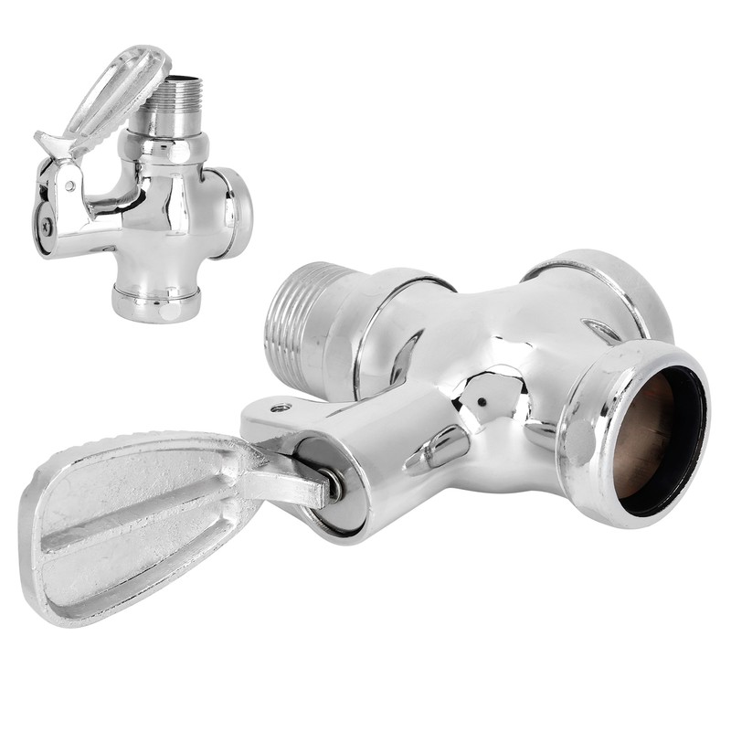 Pedal Toilet Delay Flushing Valve Foot Pedal Water Valve for