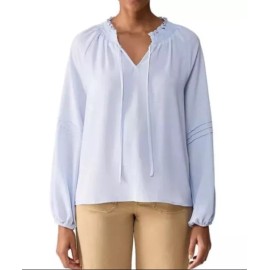 Social Standard by Sanctuary Tallie Long Sleeve Peasant Top Boho Size XL NWT