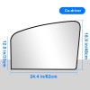 mingo-tech 4pcs Car Magnetic Side Front & Rear Window Sun