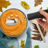 Beavorty Adaptive Utensils 3pcs Curved Spoon Fork with Non- Handles
