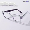 Zeelool Sqaure Glasses Frame for Men Women, Acetate Eyewear Eyeglasses