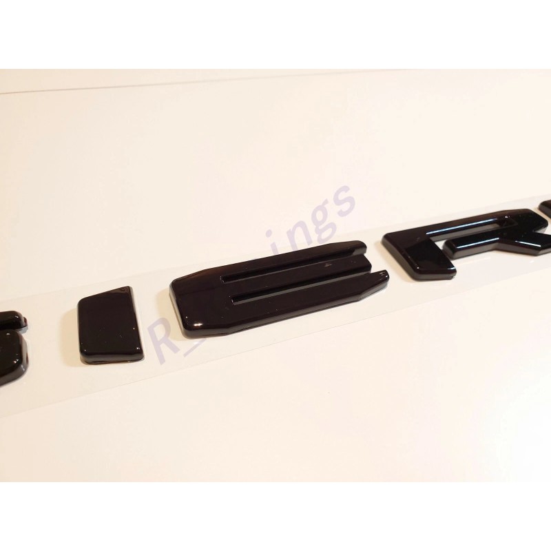 GMC 2PC Set GLOSS BLACK 2019+ GMC SIERRA SLE LETTER