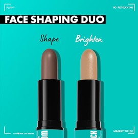 NYX PROFESSIONAL MAKEUP Wonder Stick, Face Shaping & Contouring Stick - Medium | Barra de maquillaje facial, contorno e iluminación, acabado mate