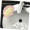 UTHCLO Elegant Shell Soap Dish Self Draining Ceramic Soap Holder