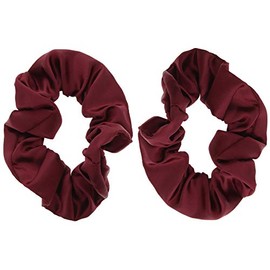 Zac's Alter Ego Pair of Luxurious Satin Hair Scrunchies - Variety of Colours