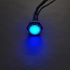 GUUZI 4pcs 12V-24V RGB Triple (Red Green Blue) Metal LED