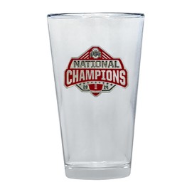 Ohio State Buckeyes National Championship 2025 Football Pint Beer Glass | 16 Ounce Water Glass | Intricately Crafted Metal Pewter