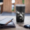 Pike Fishing Predatory Fish Splash Art Stainless Steel Insulated Tumbler