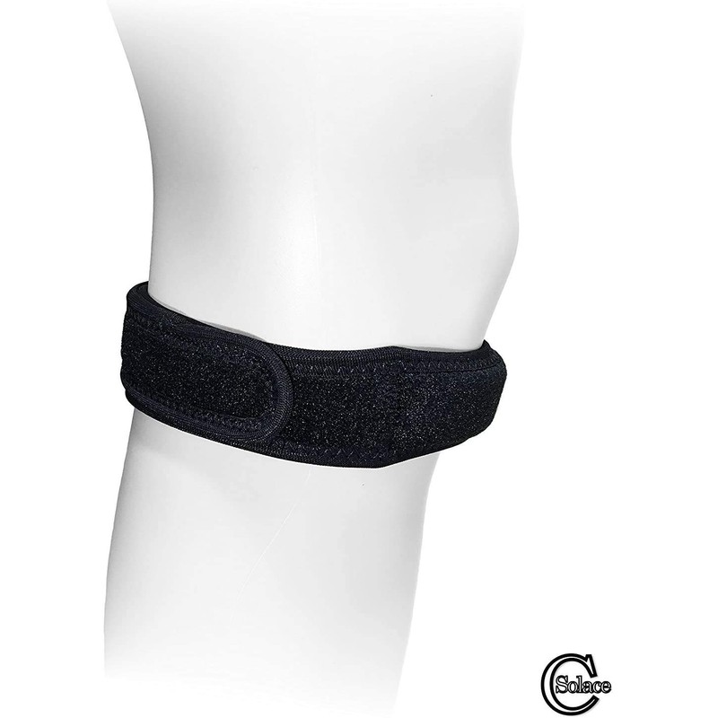 Solace Care Patella Knee Strap Support - Adjustable Jumper/Runner Knee