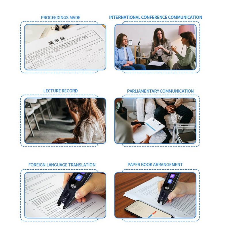 Smart Translation Pen 4 Inch Touch Screen 134 Online Speech