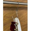 LJY 10-Pack Polished Metal Clip Type Hanging Hooks, Holds up