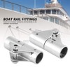 Broco Stainless Steel Folding Swivel Connection Boat Rail Pipe Fittings