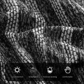 Unbranded Face Mask Neck Gaiters with Ear Hanging,Coolin - ROCK BROS-Gray